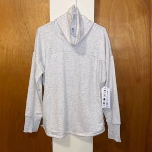🤍NWT RBX Lightweight Faux Fur Lined Tunic Sweatshirt